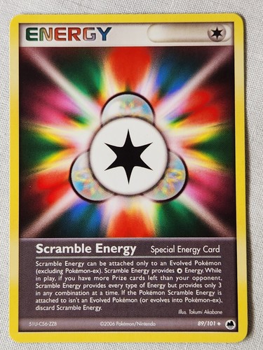 Scrable energy non holo - energy,