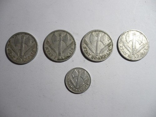 Lot pièces franc francisque - 5,