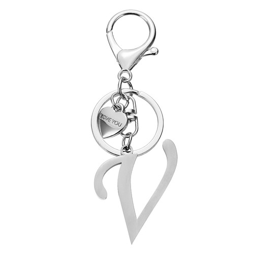 Porte clef initiale lettre - porte-clef,
