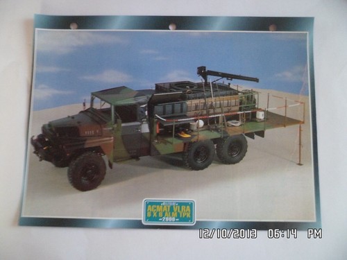 Carte fiche camion militaire - carte,