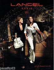 PUBLICITE ADVERTISING 125  2007  LANCEL sacs French légèreté L.MANAUDOU A.TAGLIO