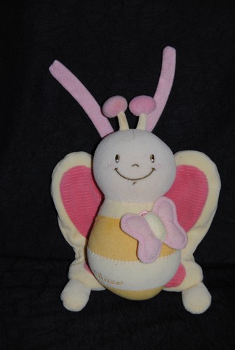 Doudou abeille papillon - abeille,