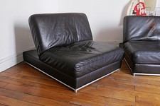 Deux fauteuils chauffeuses en