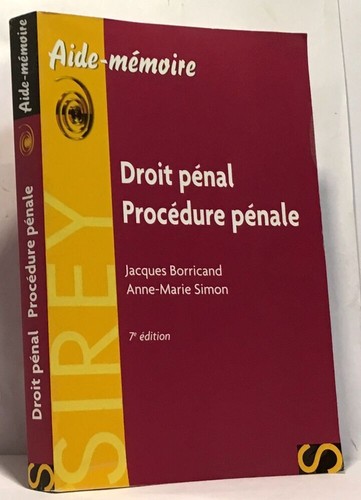 Droit pénal procédure - pénal,
