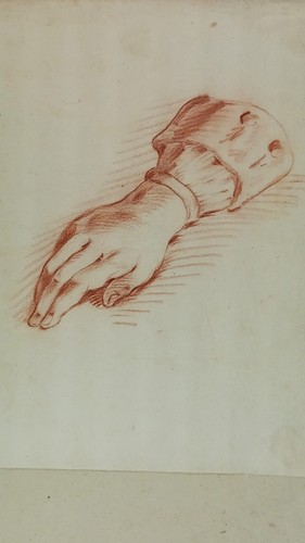 Etude main dessin sanguine - etude,
