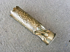 ANCIEN OBUS VASE 28CM - MARFAUX MARNE - OBJET DE TRANCHEE WW1 14 18 TRENCH ART -