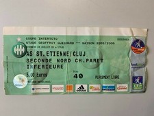 TICKET MATCH SAINT ETIENNE - CLUJ - COUPE INTERTOTO 24 JUILLET 2005