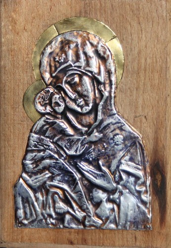 Plaque religieuse faite la - plaque,