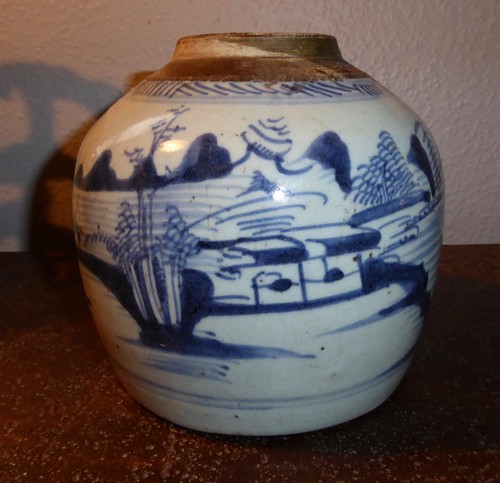 Pot gingembre porcelaine - pot,
