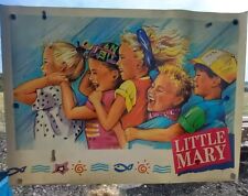 affiche publicitaire Vintage - Chaussures LITTLE MARY  .40X60  