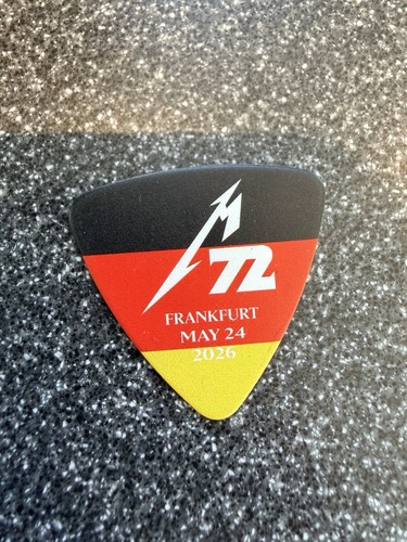 Metallica pick frankfurt may - metallica,