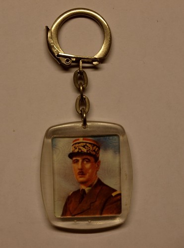 Gaulle ancien porte clés - ancien,