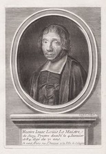 Portrait De Louis-Isaac Lemaistre De Sacy, Théologien Humaniste Français