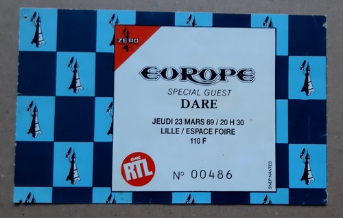 Ticket billet used - billet, place