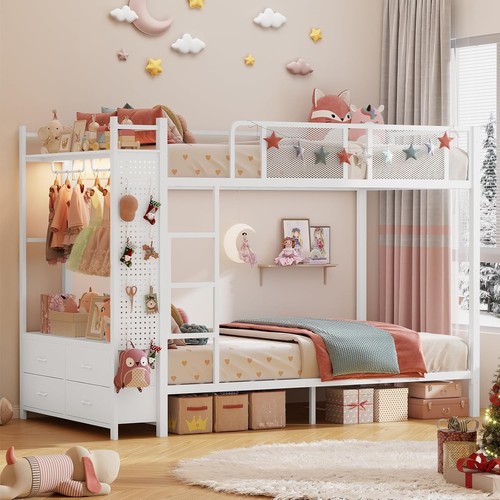 Metal bunk bed - bunk,