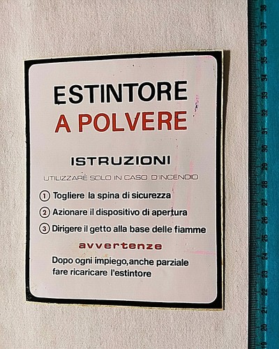 Autocollant extincteur - autocollant,
