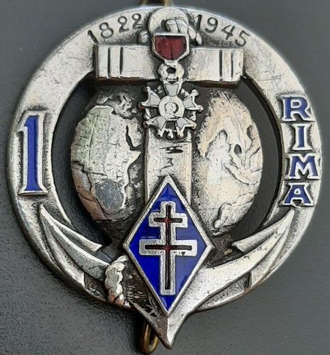 Insigne émail rima - 1°,