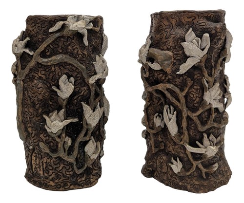 Paire vases grès - paire,
