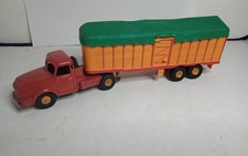 DINKY TOYS ANCIEN #36B SUPERBE TRACTEUR WILLEME SEMI BACHEE SANS BOITE bm