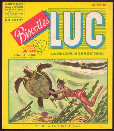 Buvard biscottes luc - ",