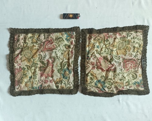 Paire napperons brodés à - paire,