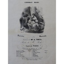 THYS A. L'oiseau bleu Chant Piano ca1840