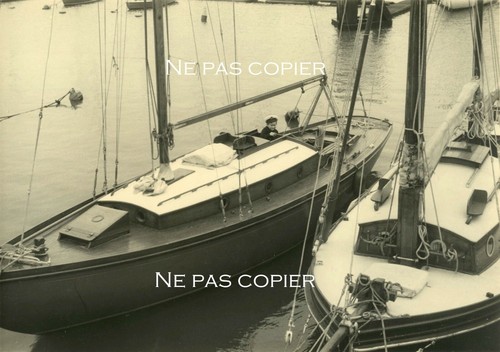 Bateau vers 1950 navire - 1950,