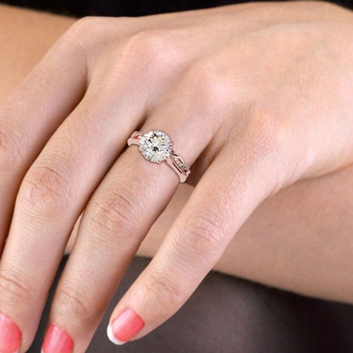 Bague rose carats et - rose, 18