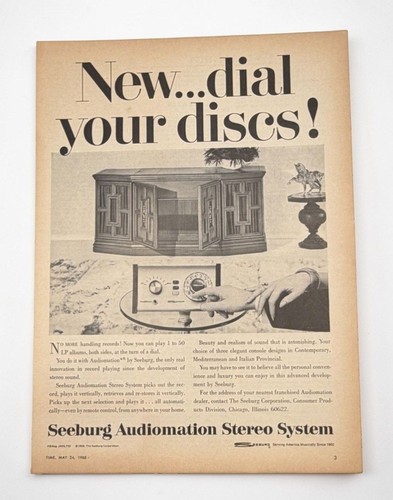 Seeburg audiomation stereo - audiomation,