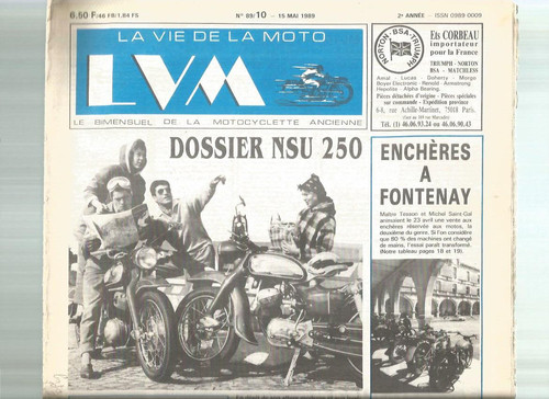 Vie moto 89 10 - vie, 125
