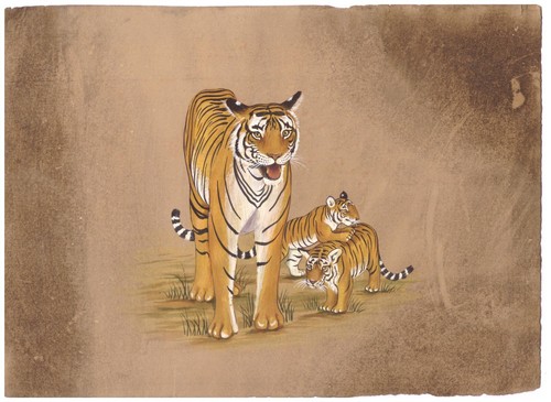 Peinture miniature animal - peinture, de