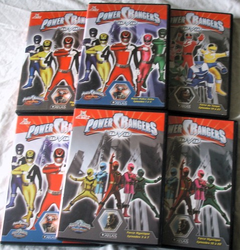 Lot dvd power - rangers, (