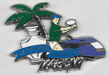 PIN'S TGV purple TENNIS green