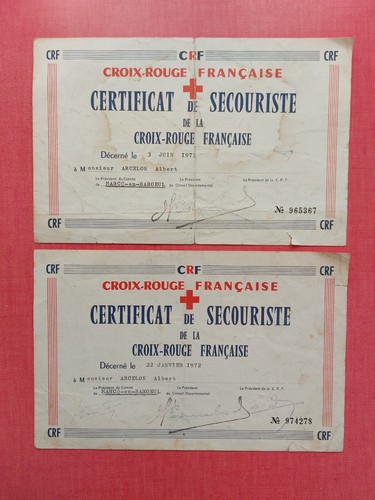 Lot diplomes certificats de - diplomes,