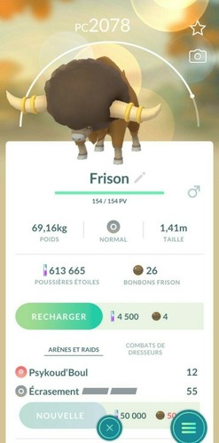 Pokemon frison - go,