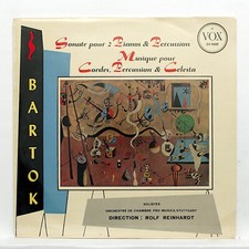 BRENDEL, REINHARDT ⸺ BARTOK Sonata for 2 piano & Percussion ⸺ VOX LP EX++