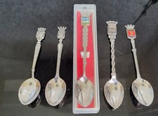 LOT de  Cuillères De Collection En Métal Argenté  Symbole Villes françaises tbe