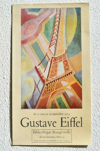 Affiche gustave eiffel juin - affiche,