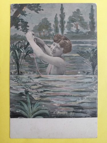 Cpa 1900 érotique seins - cpa,