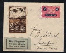 SUISSE 1924 MEETING AÉRIEN