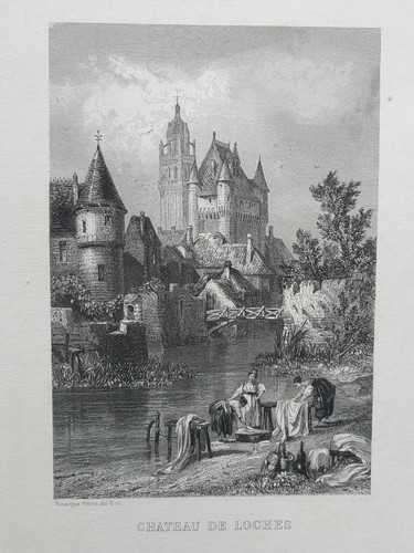 Chateau loches indre et - chateau,