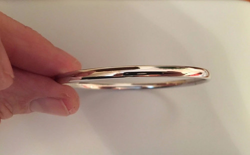 Bracelet jonc ouvrant - , blanc