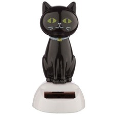 Figurine - Chat noir - Porte