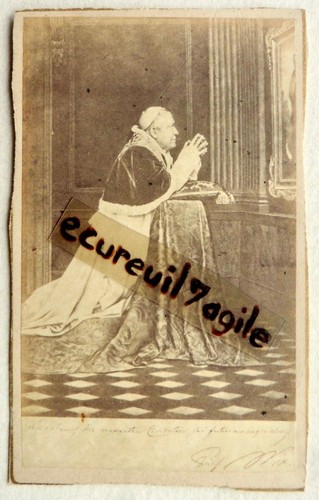 Cdv albumen pape pie - cdv, ix