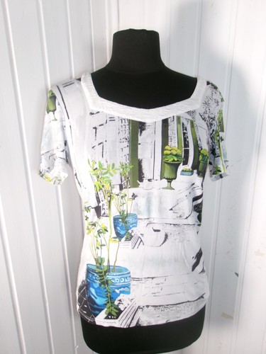 Top tee shirt - tee-shirt, blanc