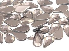 10x6mm Flat Back Teardrop Acrylic Rhinestones Plastic Gems for Jewelry Making...