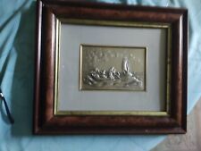 ETAT  NEUF /Magnifique ETAIN avec son splendide cadre, authentique et signé