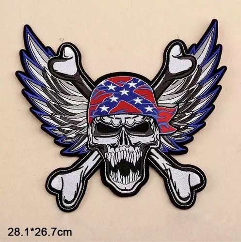 Patch ecusson brode biker xxl - brode,