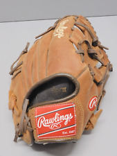 -ANCIEN GANT de BASEBALL RAWLINGS PLAYER PREFERRED en CUIR Couleur MARRON     D