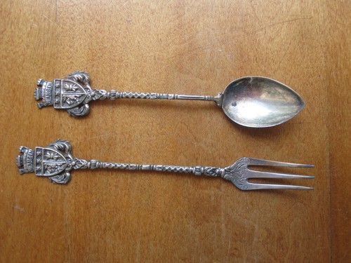 Souvenir spoon fork set wangen - set,